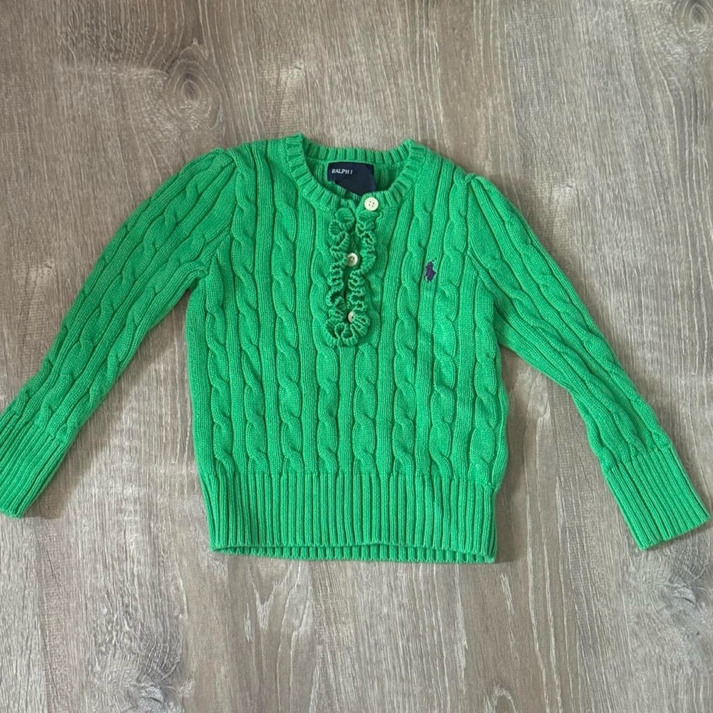 COPY - Girls Ralph Lauren sweater in green